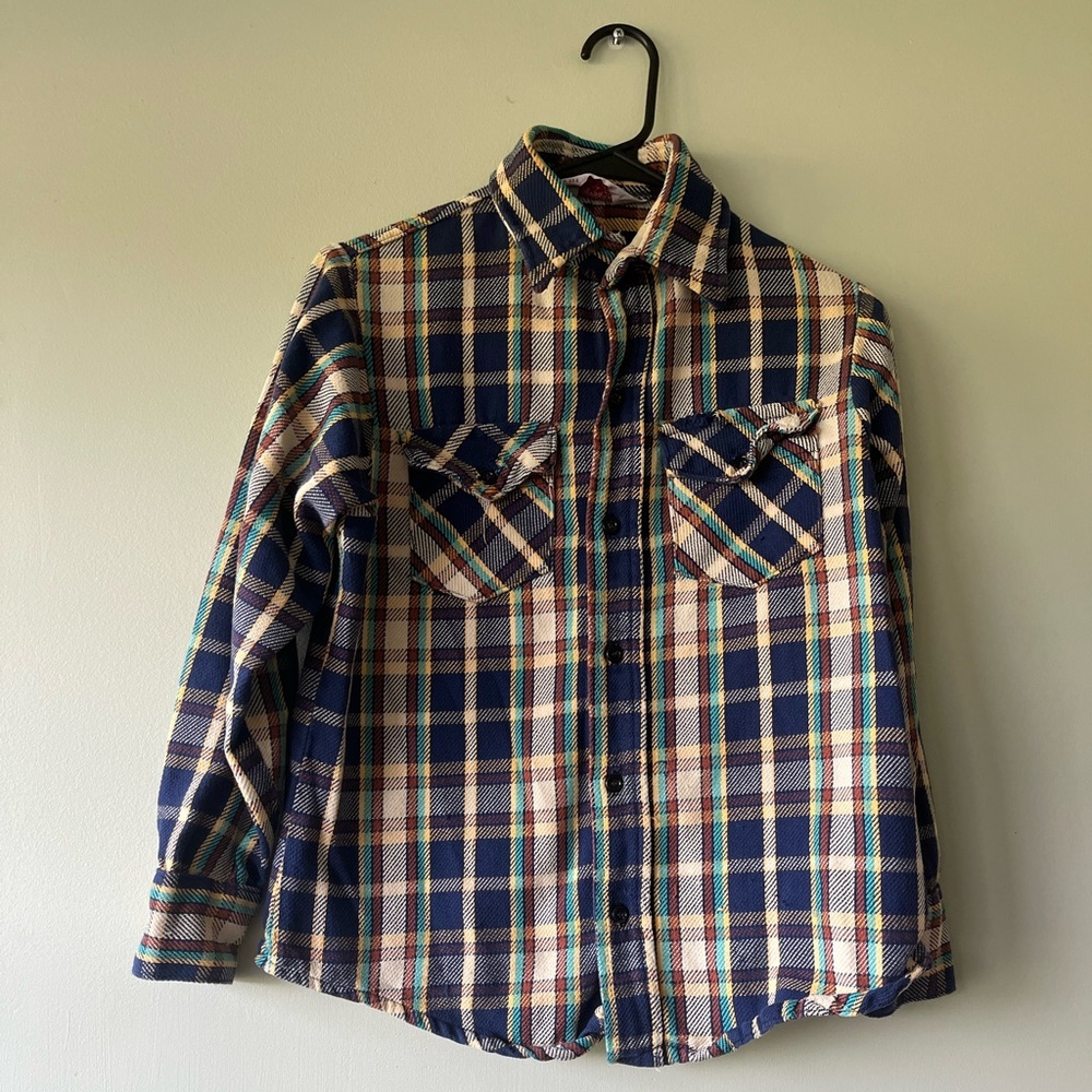 Women’s vintage Frostproof 100% cotton plaid flannel button up shirt size Small